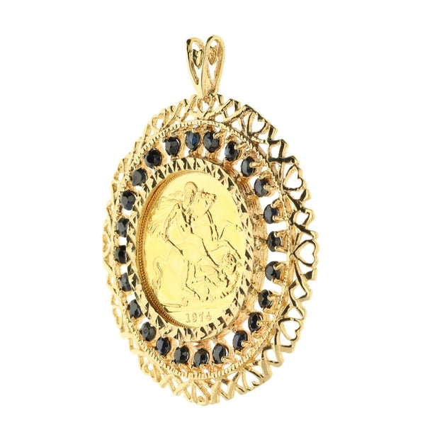 1974 Gold Full-Sovereign Pendant - 15.3g