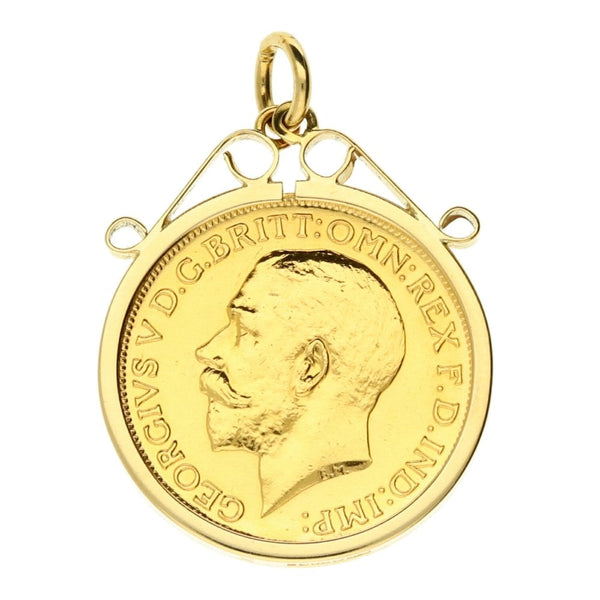 1913 Gold Full-Sovereign Pendant - 9.6g