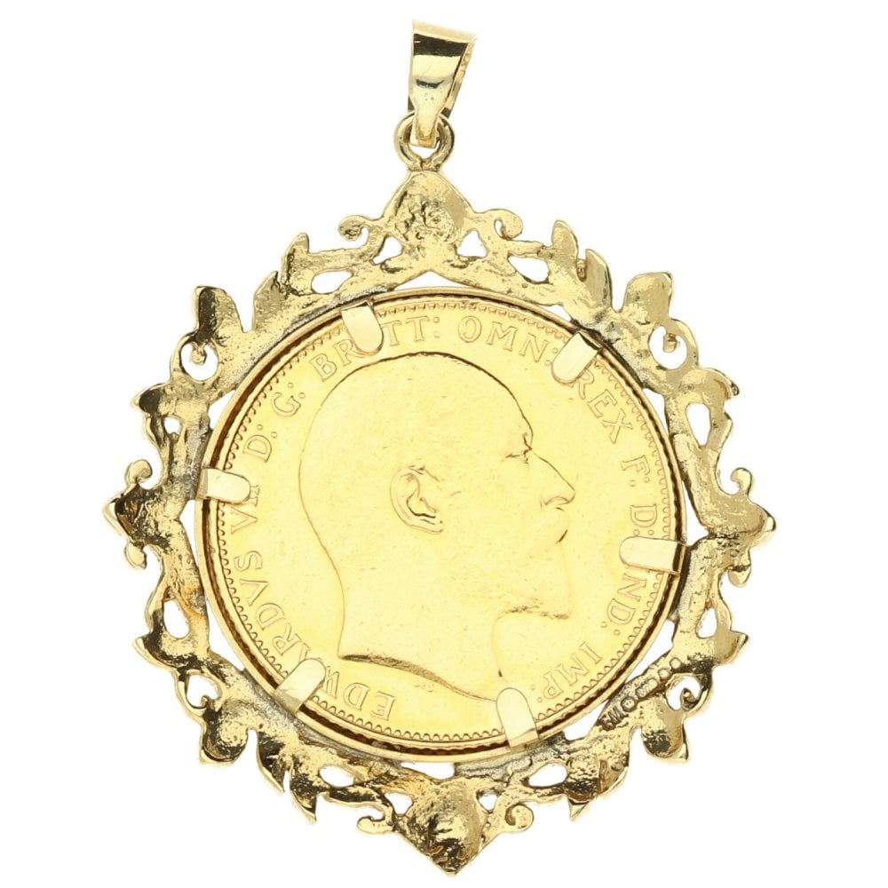 1908 Gold Full-Sovereign Pendant - 11.7g