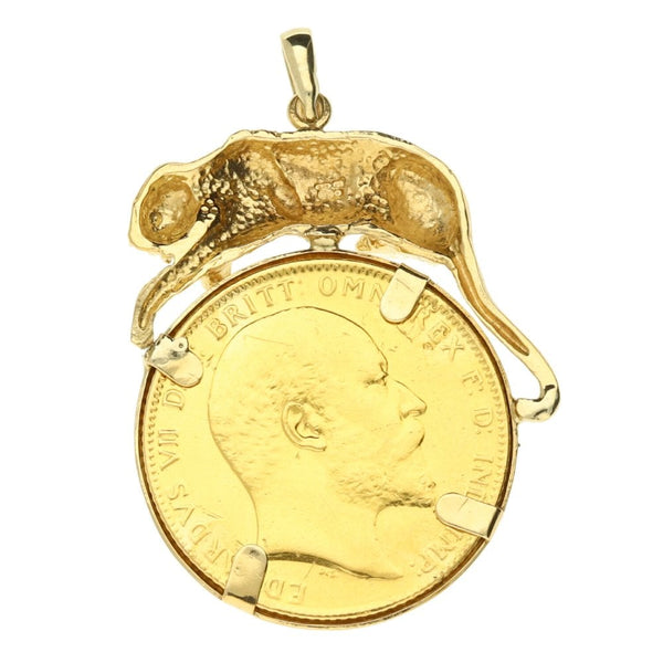1907 Gold Full-Sovereign Pendant - 10.9g