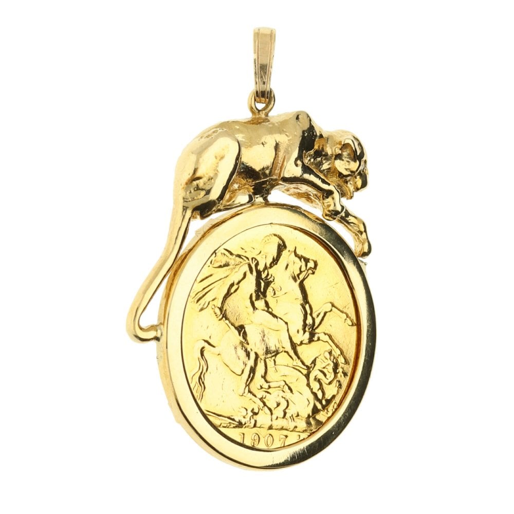 1907 Gold Full-Sovereign Pendant - 10.9g
