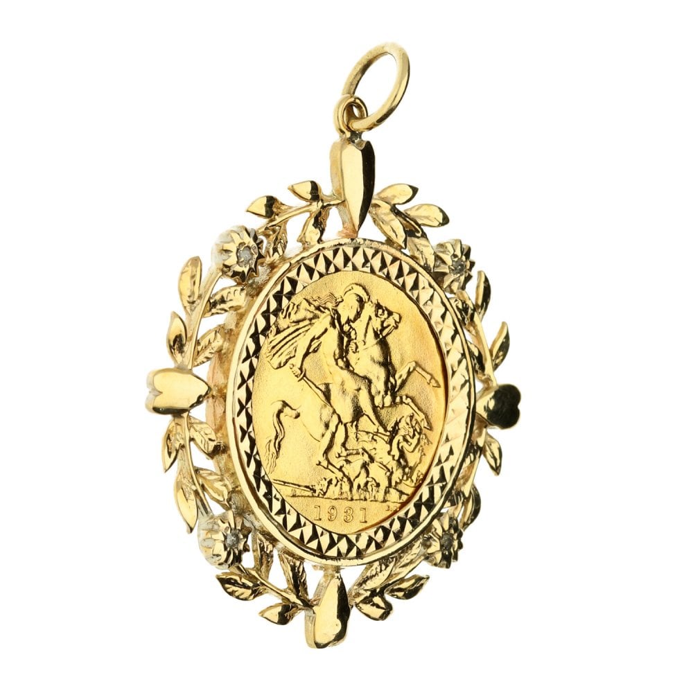 1931 Gold Full-Sovereign Pendant - 13.5g