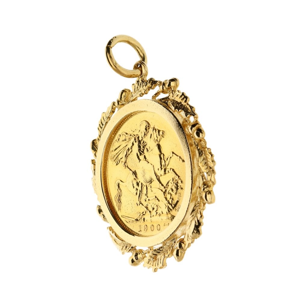 1900 Gold Full-Sovereign Pendant - 11.8g