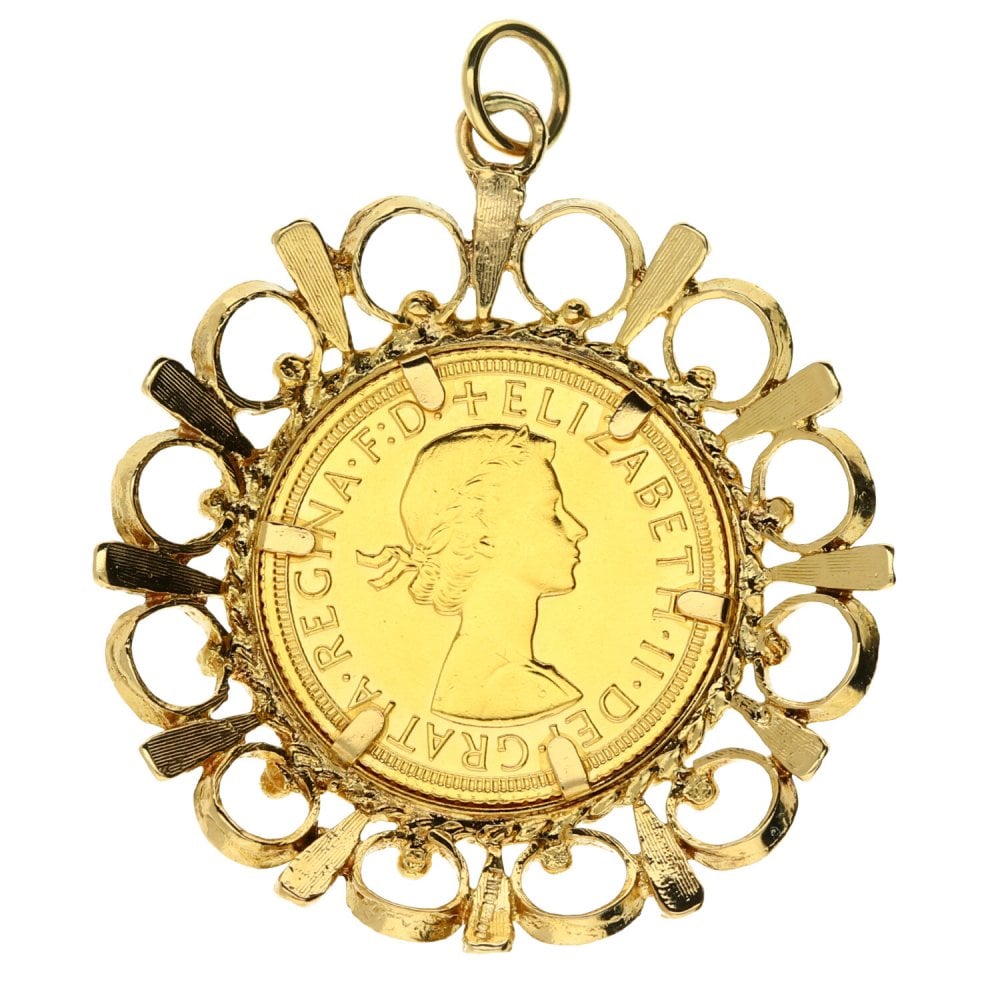 1968 Gold Full-Sovereign Pendant - 13g