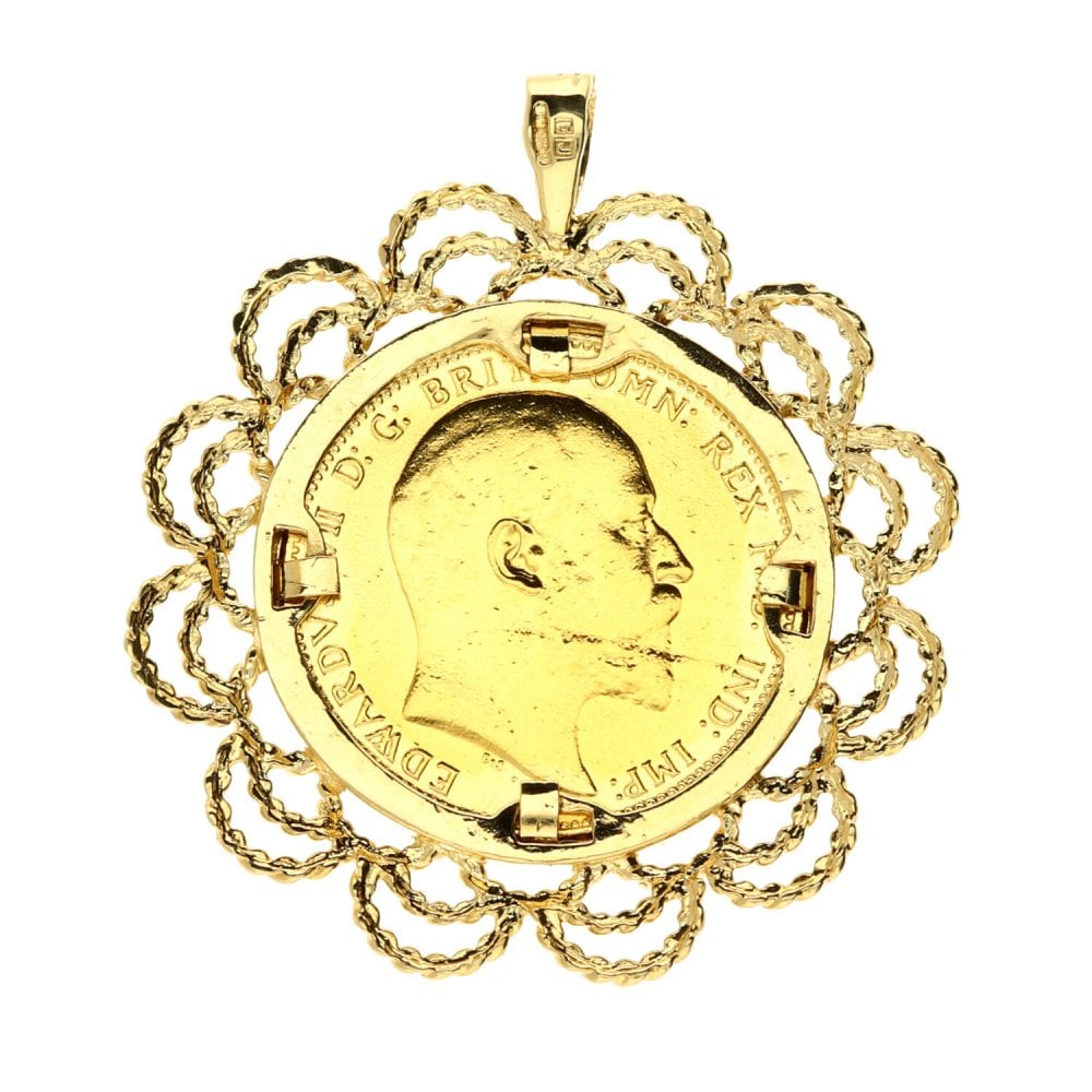 1910 Gold Full-Sovereign Pendant - 12.7g