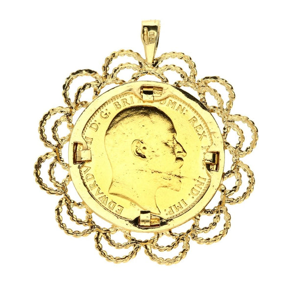 1910 Gold Full-Sovereign Pendant - 12.7g