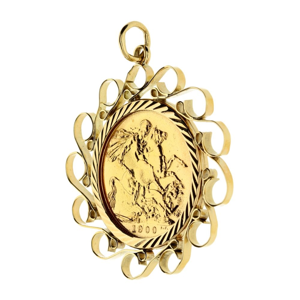 1900 Gold Full-Sovereign Pendant - 12.3g
