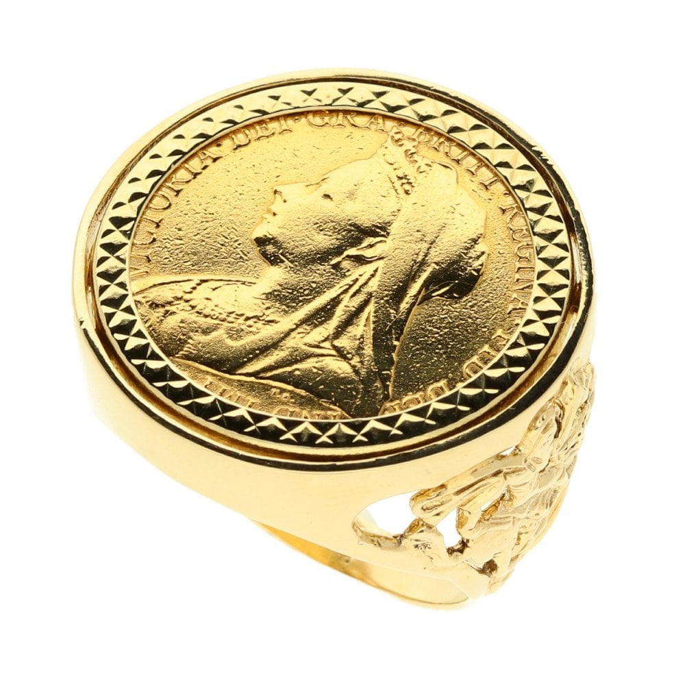 1900 Gold Full-Sovereign Ring - 14.6g