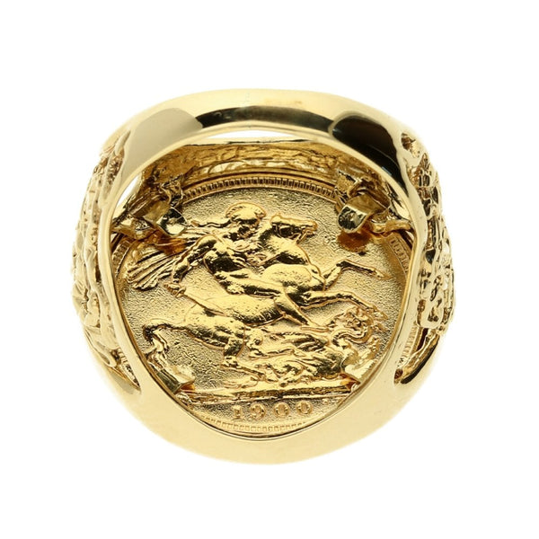 1900 Gold Full-Sovereign Ring - 14.6g