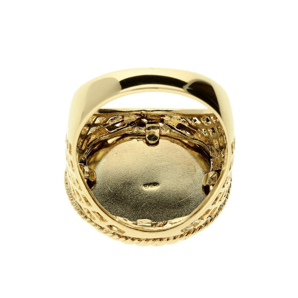9ct Yellow Gold Saint George Ring – 10.2g