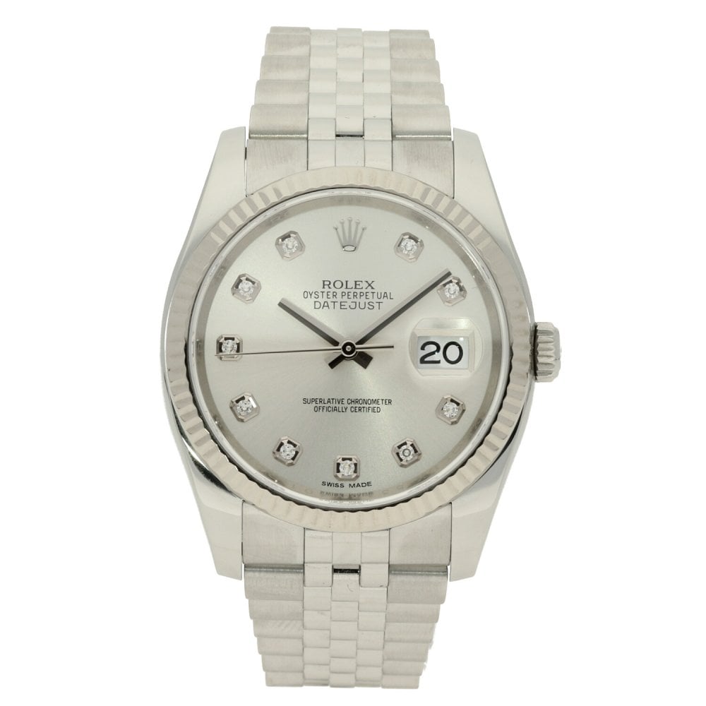 Datejust 116234 – Gents Watch – Diamond Dial – 2016