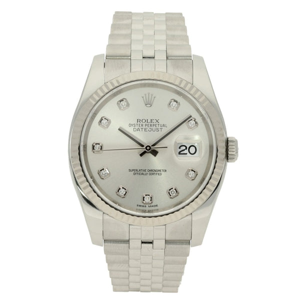 Datejust 116234 – Gents Watch – Diamond Dial – 2016