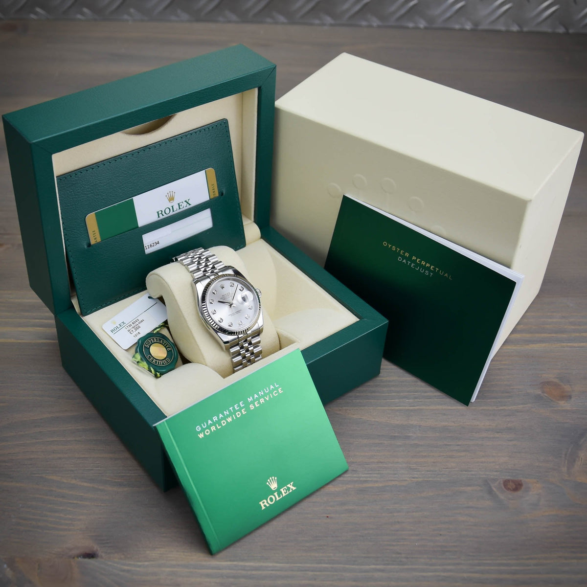 Datejust 116234 – Gents Watch – Diamond Dial – 2016