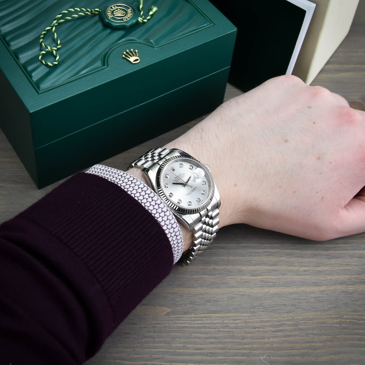 Datejust 116234 – Gents Watch – Diamond Dial – 2016