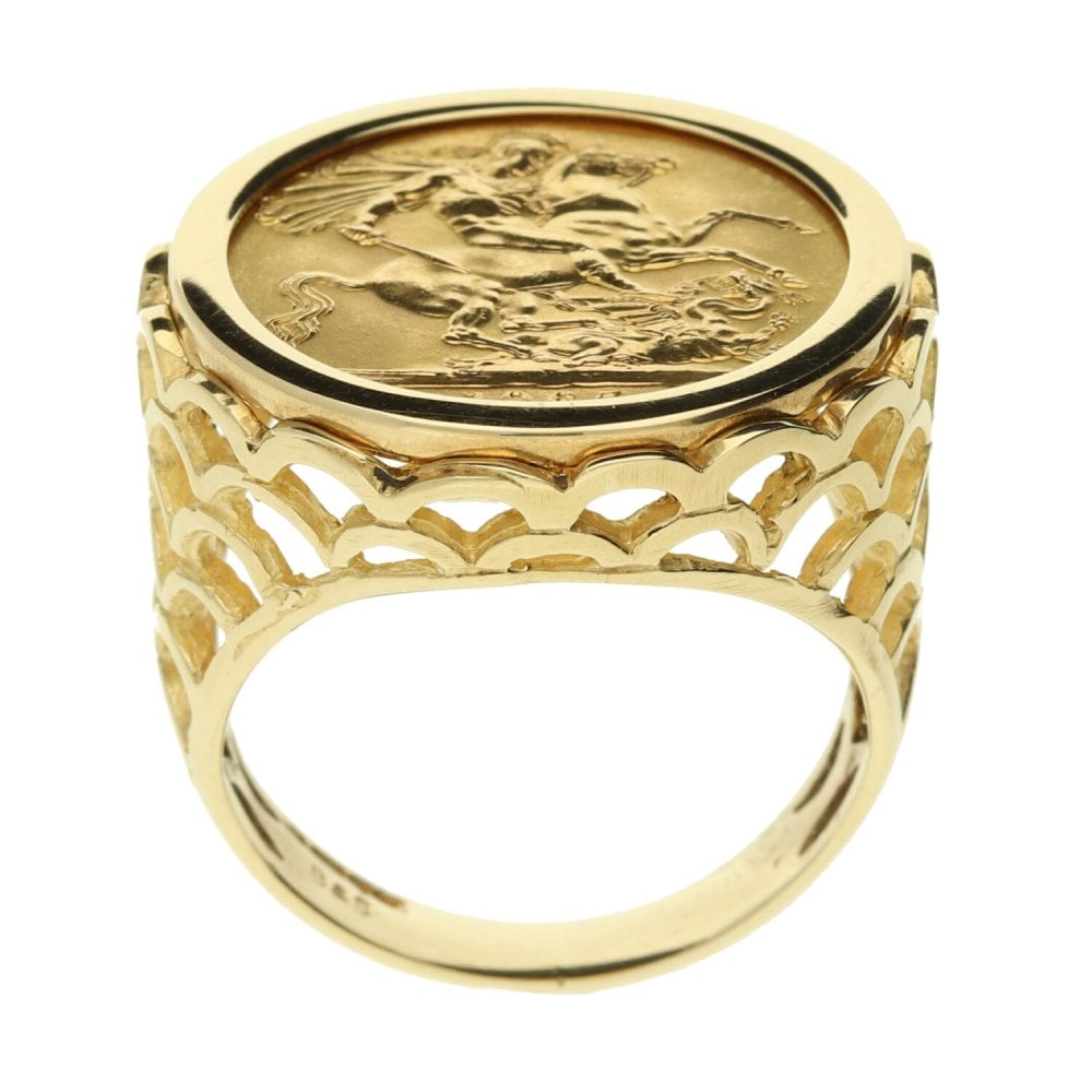 1965 Full-Sovereign Gold Ring - 14.5g