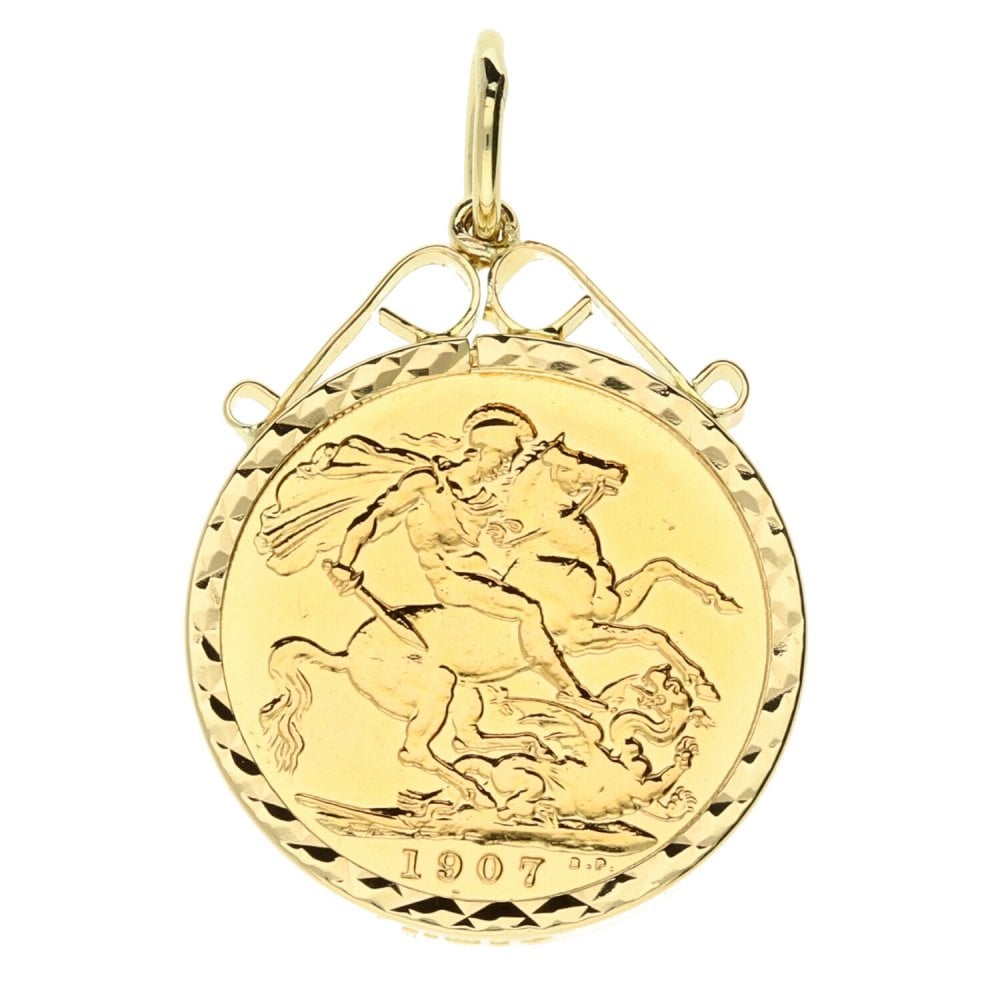 1907 Gold Full-Sovereign Pendant - 9.5g