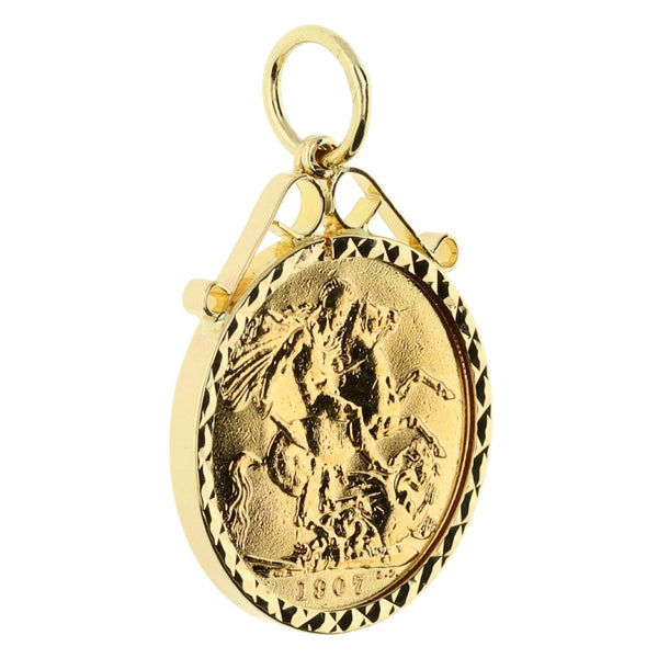 1907 Gold Full-Sovereign Pendant - 9.5g