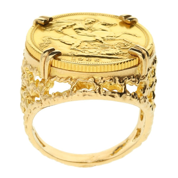 1965 Gold Full-Sovereign Ring - 15.7g