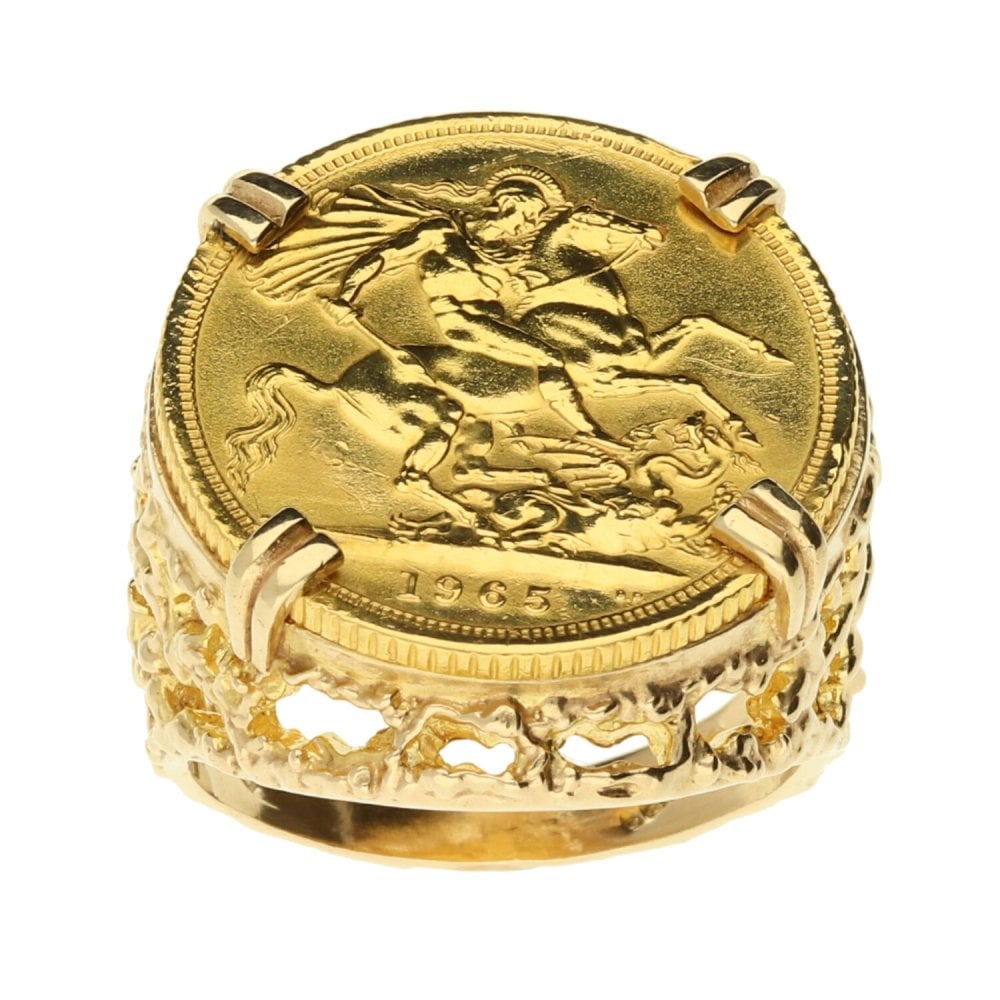 1965 Gold Full-Sovereign Ring - 15.7g