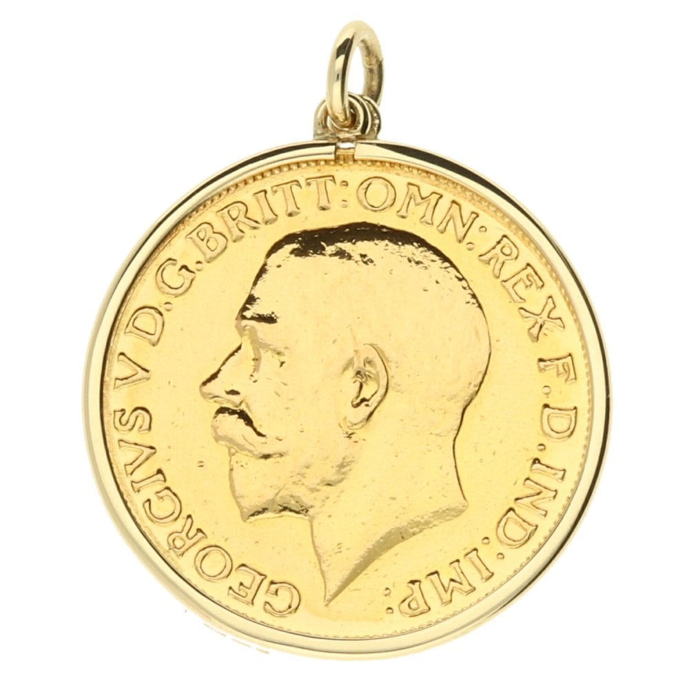 1911 Gold Full-Sovereign Pendant - 8.8g