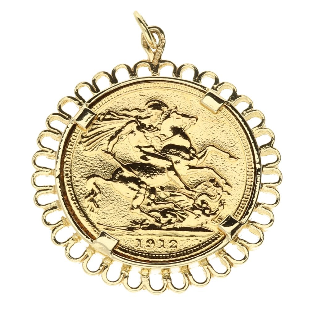 1912 Gold Full-Sovereign Pendant - 11.4g