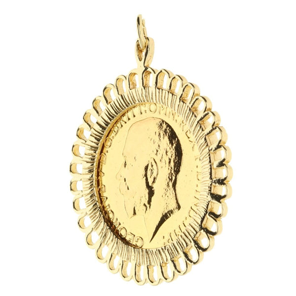 1912 Gold Full-Sovereign Pendant - 11.4g