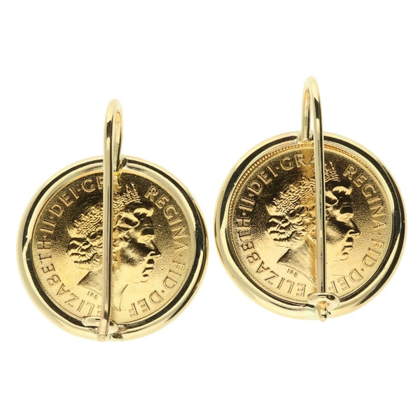 2000 Half-Sovereign Gold Earrings - 10.5g