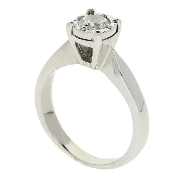 18ct White Gold 0.34ct Diamond Engagement Ring