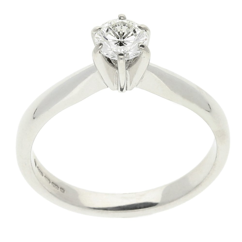 18ct White Gold 0.41ct Diamond Engagement Ring