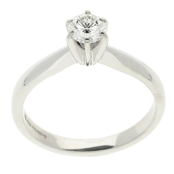 18ct White Gold 0.41ct Diamond Engagement Ring