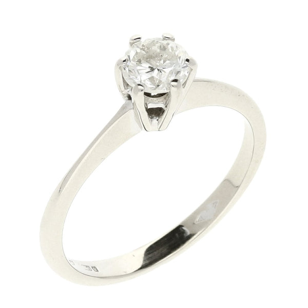 18ct White Gold 0.40ct Diamond Engagement Ring