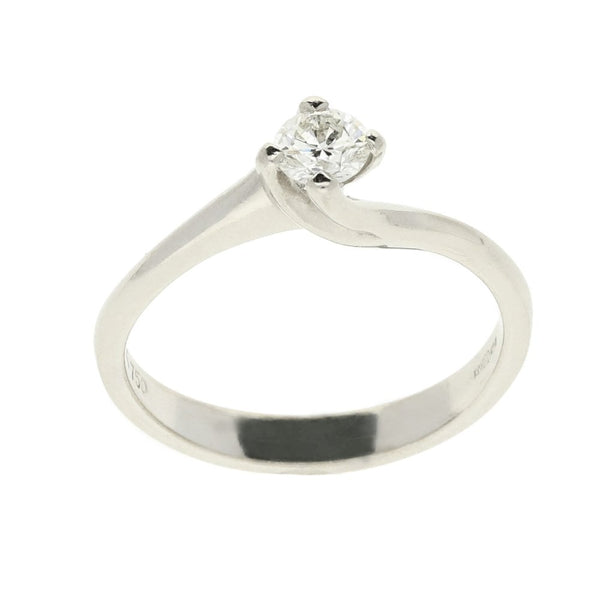 18ct White Gold 0.33ct Diamond Engagement Ring