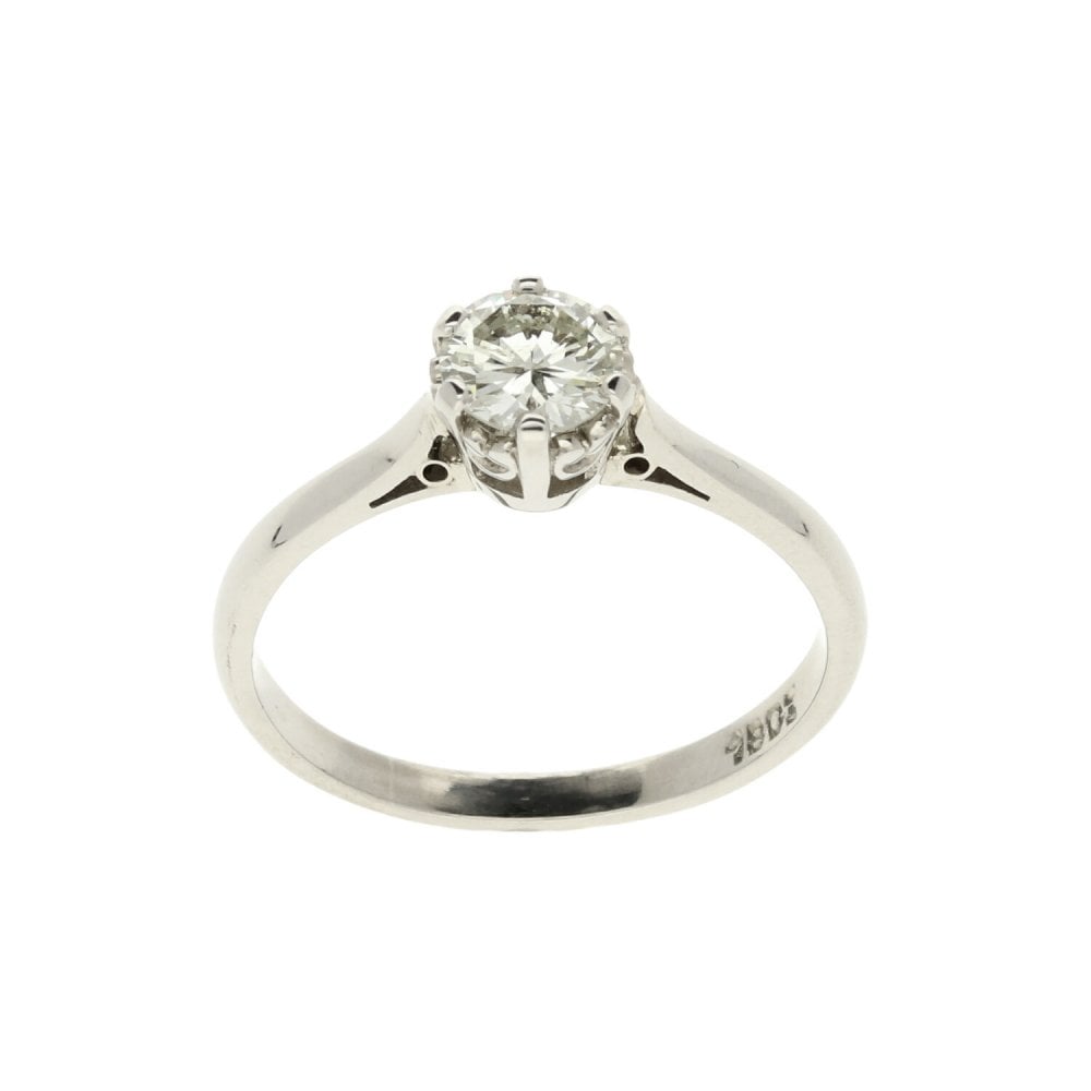 18ct White Gold Diamond Engagement Ring - 0.67ct