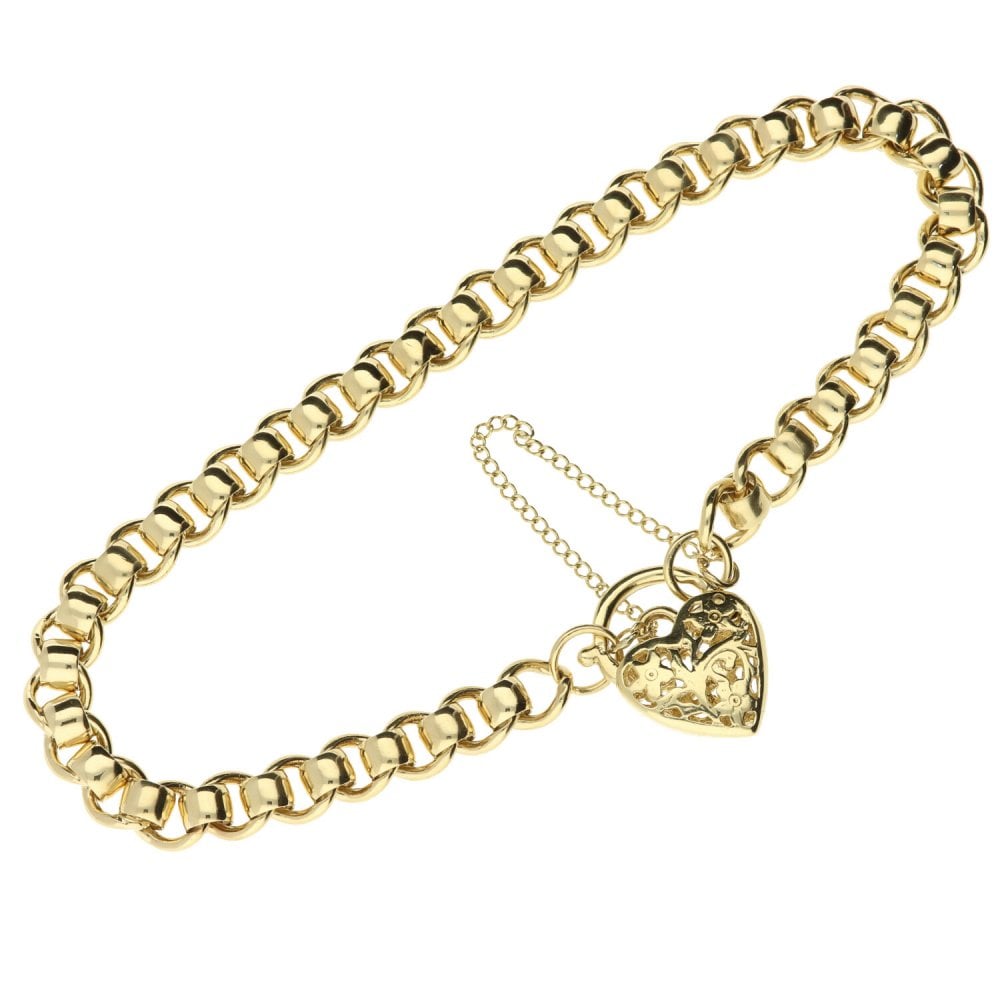 9ct Yellow Gold Rollerball 9-Inch Bracelet - 24.1g