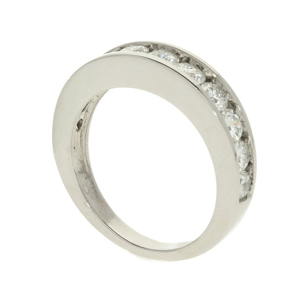 18ct White Gold 1.88ct Diamond Half Eternity Ring