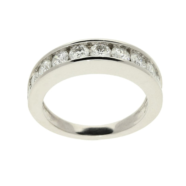 18ct White Gold 1.88ct Diamond Half Eternity Ring