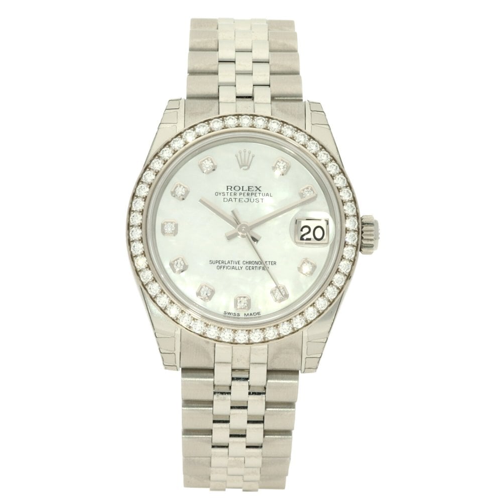 Datejust 178384 - 31mm - Diamond Bezel - 2018 Unworn