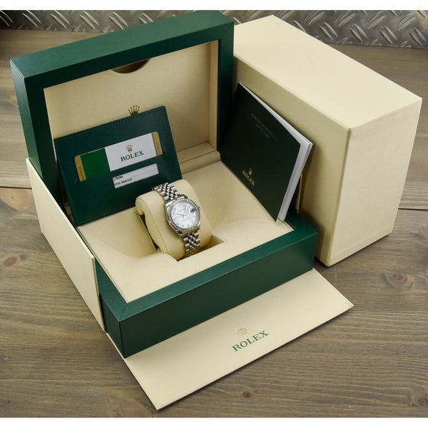 Datejust 178384 - 31mm - Diamond Bezel - 2018 Unworn
