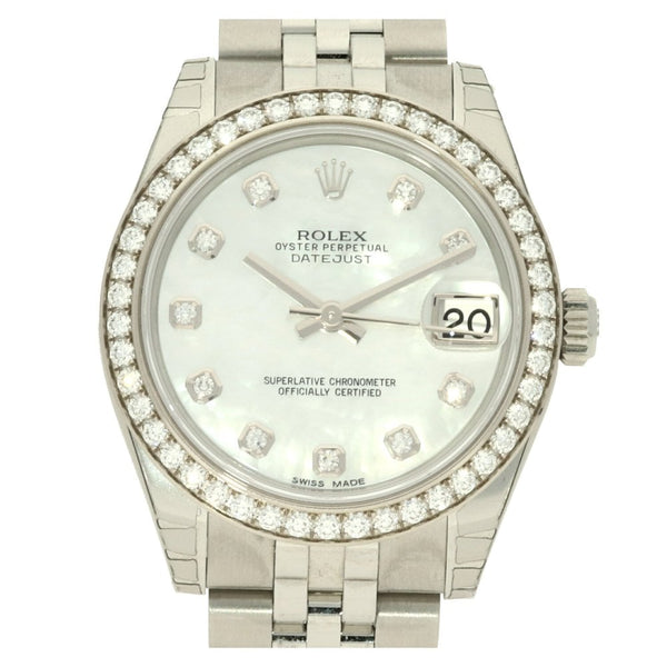 Datejust 178384 - 31mm - Diamond Bezel - 2018 Unworn