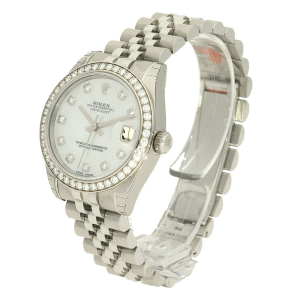 Datejust 178384 - 31mm - Diamond Bezel - 2018 Unworn