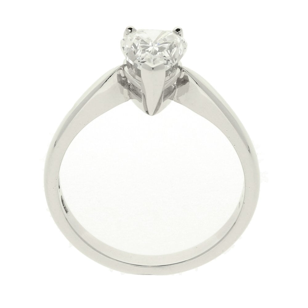 Platinum Pear Cut Diamond Ring - 1.32ct