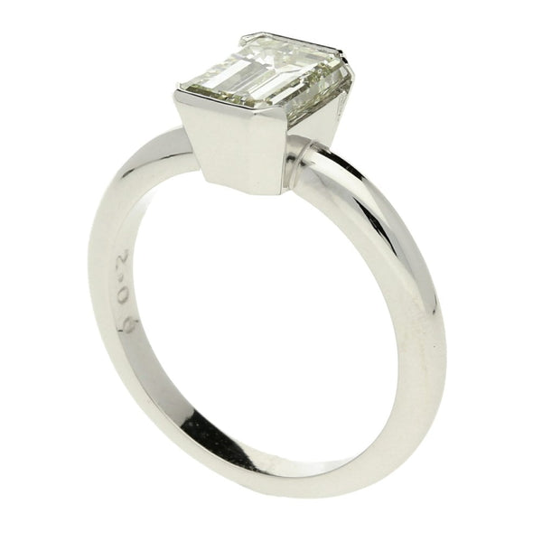Platinum Certified Diamond Engagement Ring - 2.00ct