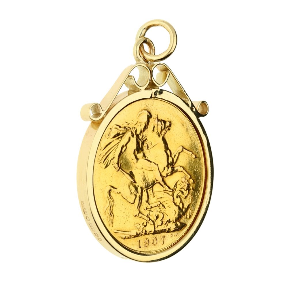 1907 Gold Full-Sovereign Pendant - 9.6g