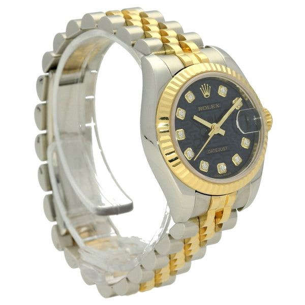 Datejust 179173 Ladies Watch - Blue Jubilee Diamond Dial - 2007