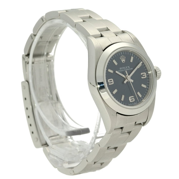 Oyster Perpetual 76080 - Ladies Watch - Blue Dial - 2000