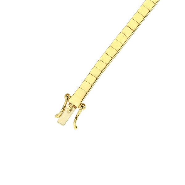 18ct Yellow Gold Sapphire & Diamond Bracelet - 12.1g