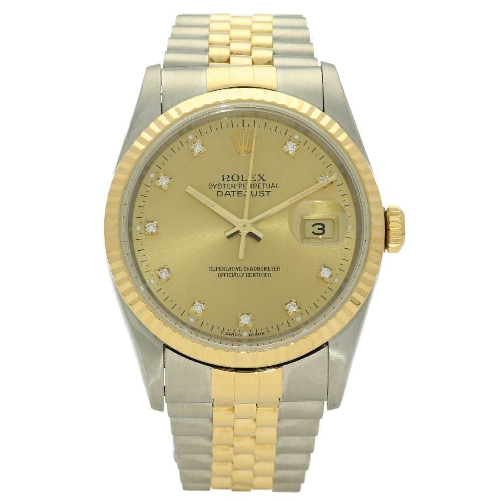 Datejust 16233 - Gents Watch - Diamond Dial - 1994