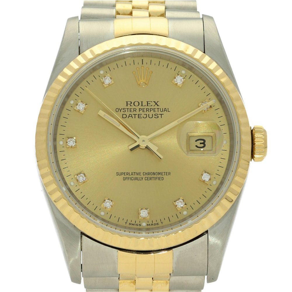 Datejust 16233 - Gents Watch - Diamond Dial - 1994