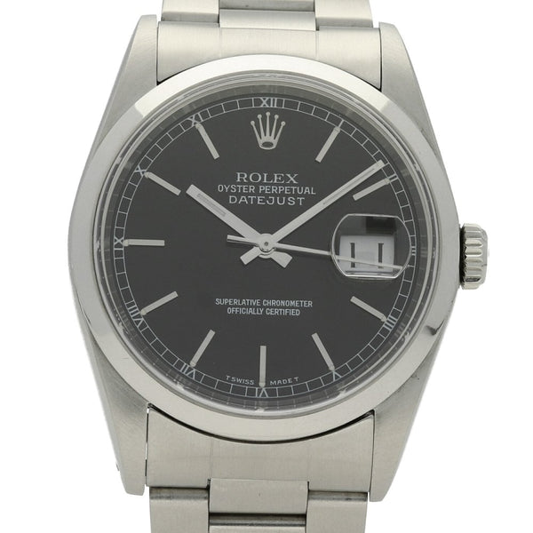 Datejust 16200 - Gents Watch - Black Dial - 1987