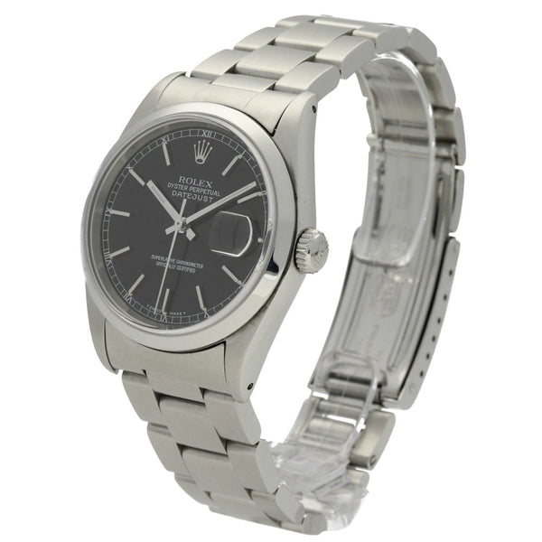 Datejust 16200 - Gents Watch - Black Dial - 1987